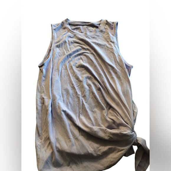 Avia grey workout top knotted on side never worn - Picture 1 of 1